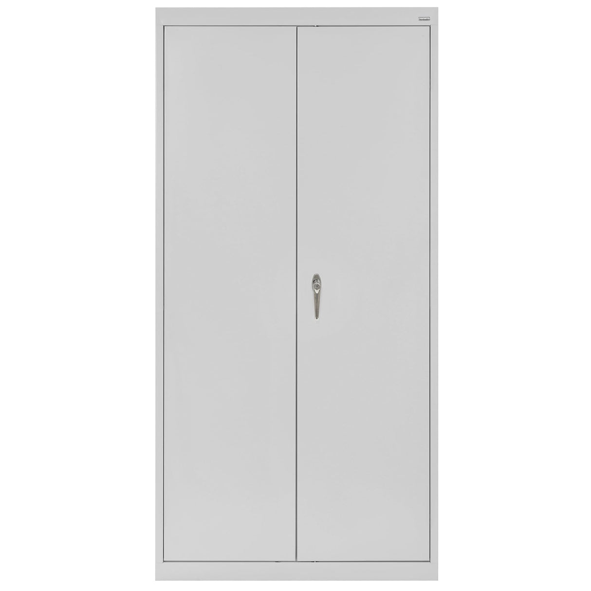 Sandusky Lee CAC1362472-05 Combination Garage Storage Cabinet, Steel Utility Cabinet with Adjustable Shelves, 72" H, Dove Gray Sandusky