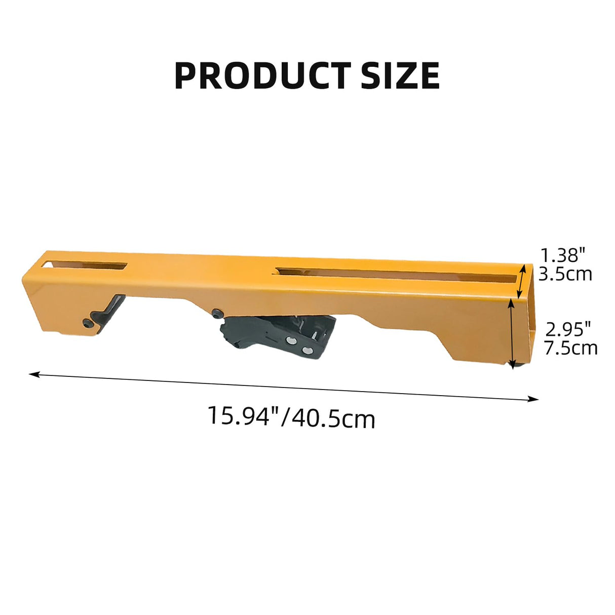 Miter Saw Mounting Brackets N087371 DW7231 use for Dewalt's DW723, DWX723, DWX724, and DWX725 DWX725B Heavy Duty Miter Saw. (2 pack) Yellow, Large sanbaiyi