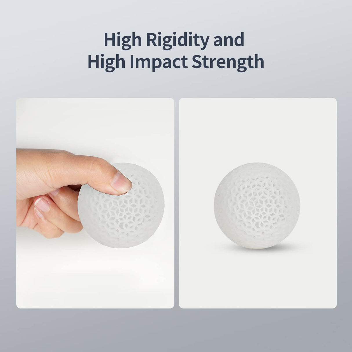 ANYCUBIC Tough 3D Printer Resin 2.0, Tough Resin with High Hardness and High Precision, 365-405nm Fast Curing 3D Resin for 4/8/12/16K LCD/DLP/SLA Resin 3D Printing (Clear, 1kg) ANYCUBIC