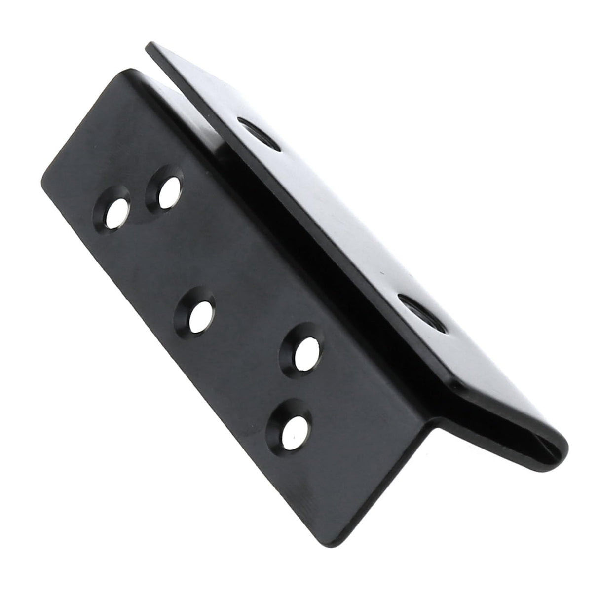 MEETOOT 2PCS Bed Frame Hardware Heavy Duty Bed Post Double Hook and Channel Bracket Black Bed Rail Hook Plate Suitable for Fixing Bed Frame Bed Post Bunk Bed Headboards MEETOOT