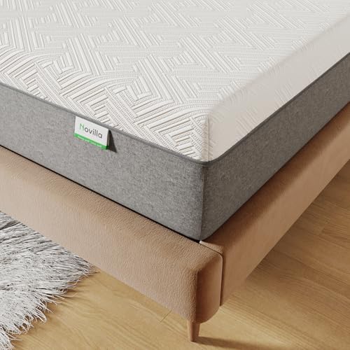 Novilla Full Mattress, 12 Inch Gel Memory Foam Full Size Mattress for Cool Night & Pressure Relief, Medium Plush Feel with Motion Isolating, Bliss Novilla