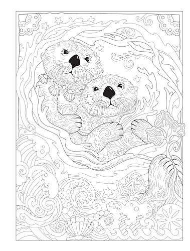 Creative Haven Fanciful Sea Life Coloring Book: Relaxing Illustrations for Adult Colorists (Adult Coloring Books: Sea Life) Dover Publications