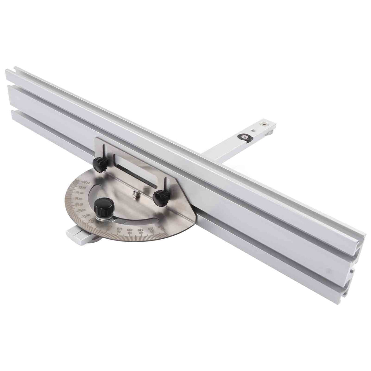 Miter Gauge Fence System, Miter Gauge Table Saw Miter Gauge System with Aluminum Alloy Miter Gauge and Fence, Table Saw Accessories Hilitand