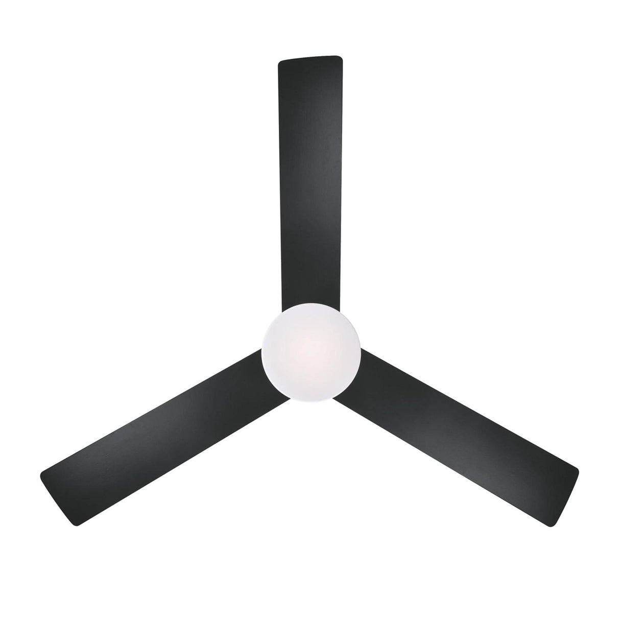 Westinghouse Lighting 74006A00 Modern Alta Vista Works with Alexa Smart WiFi Ceiling Fan with LED Light, Remote Control 52 Inch Matte Black Finish, Opal Frosted Glass, A Certified for Humans Device Westinghouse