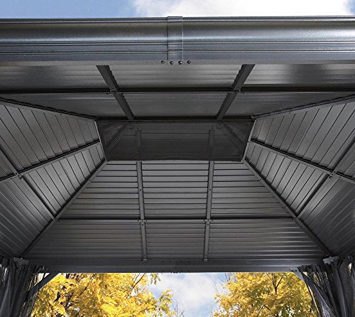 Sojag Outdoor 10' x 14' Mykonos Double Roof Hardtop Gazebo Outdoor Sun Shelter Sojag