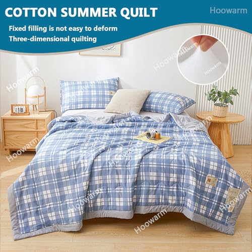 Cooling Comforter, 150x200/180x200cm Summer Duvet Soft Breathable Cooler Comforter, Double/Single Down Comforter Lightweight Cooling Blanket, Washable for All-Season Blanket(I,180x200cm) QWHYQXI