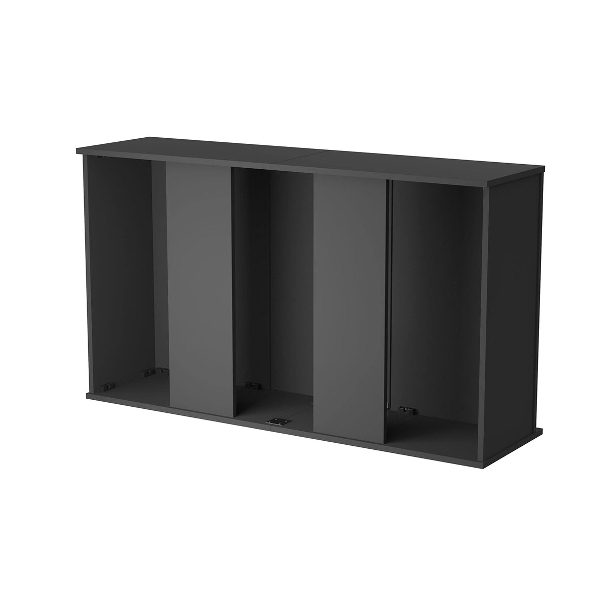 Aquatic Fundamentals, 55/65 Gallon Particle Board Aquarium Stand, 49.38" L x 13.25" W, Black Aquatic Fundamentals