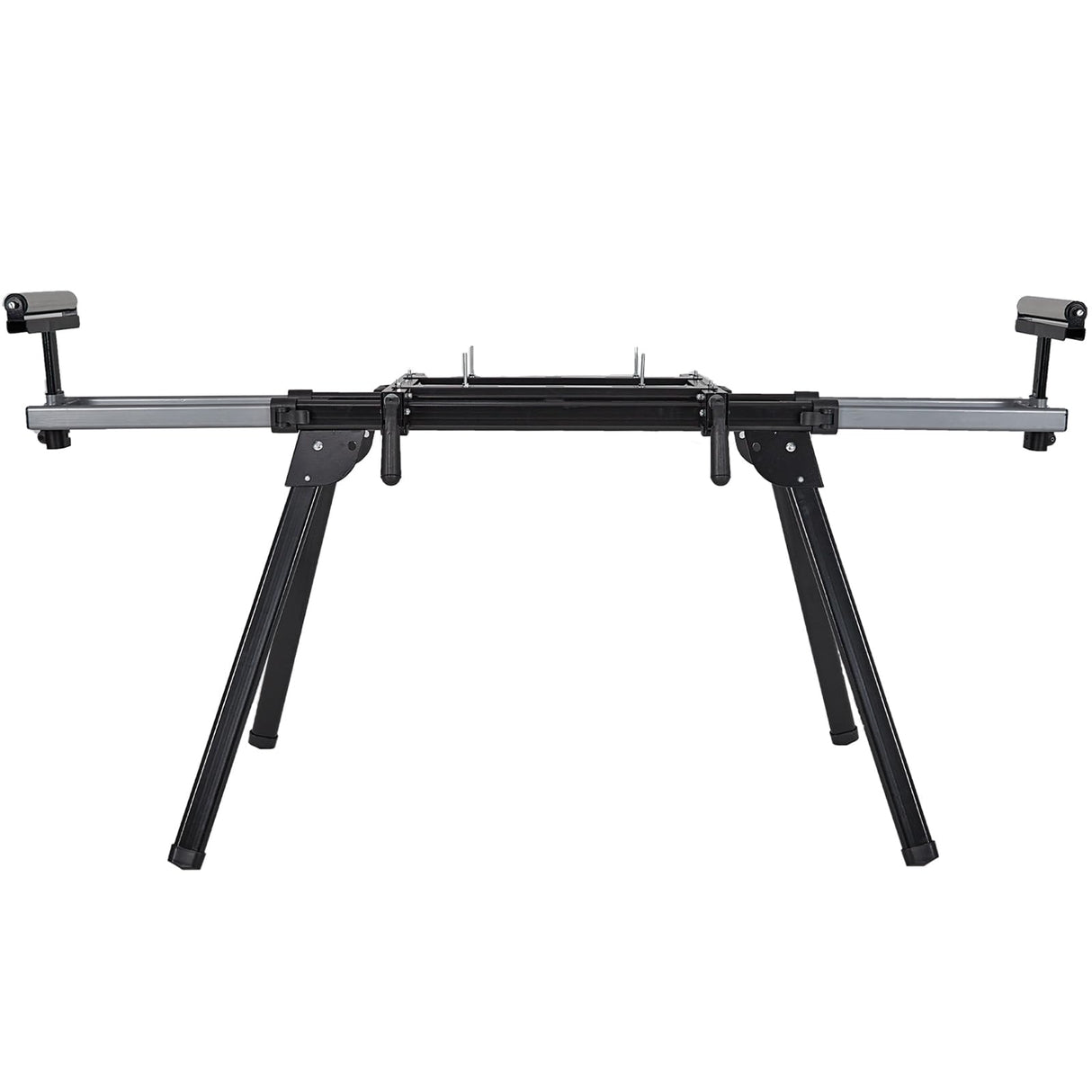 GarveeTech Portable Miter Saw Stand, Folding, Universal Saw Stand for 440 Lb Max Table Saw, 76-4/5'' Adjustable Stand Miter Saw Table, Stainless Steel, Compatible with Most Table Saws GarveeTech