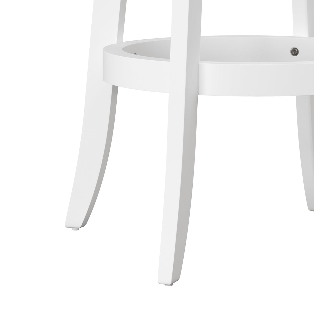 HILLSDALE Presque ISLE Wood Counter Height Swivel Stool White Hillsdale