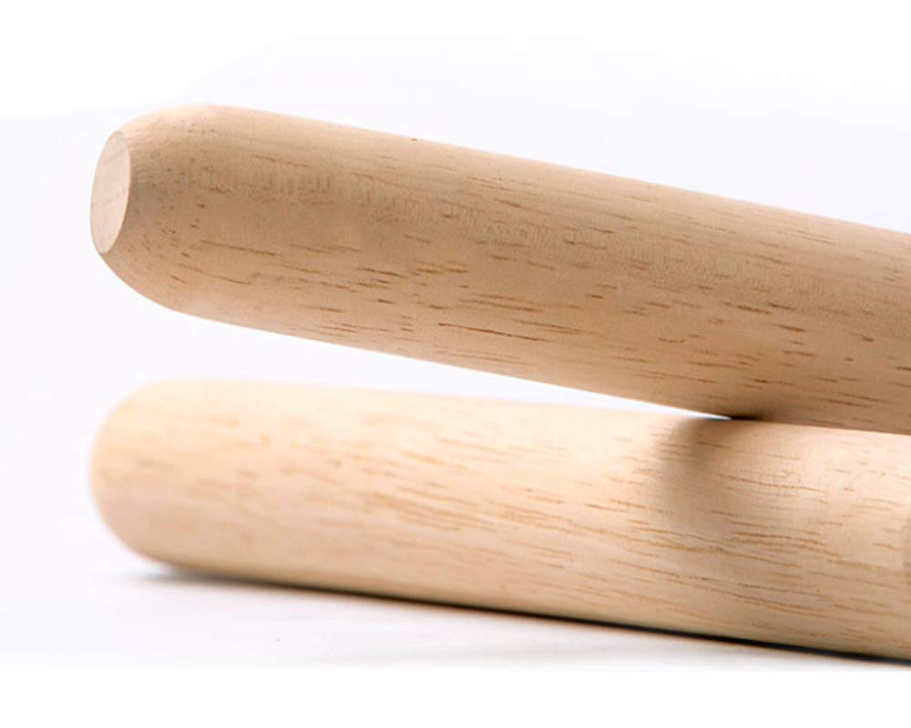 Wooden Rolling Pin, French Dumpling Rolling Pin for Baking Pizza Dough Roller 30 x 3.5cm SmellS