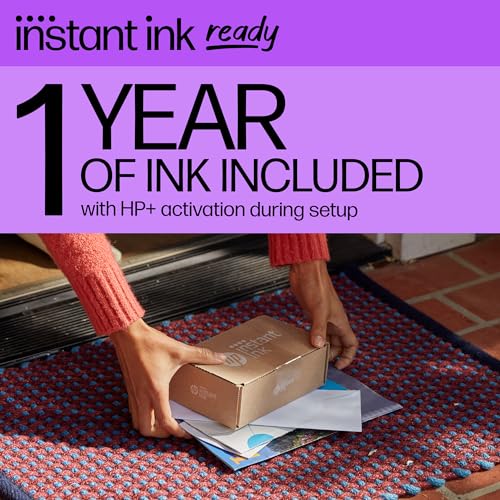 HP OfficeJet Pro 8139e Wireless All-in-One Color Inkjet Printer, Print, scan, Copy, fax, ADF, Duplex Printing Best-for-Home Office, 1 Year of Instant Ink Included HP