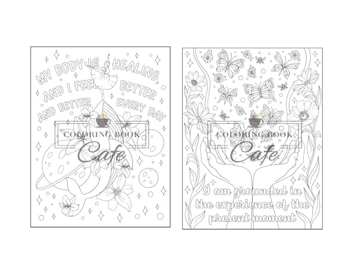 100 Inspirational Quotes Coloring Book for Adults: 100 Motivational Quotes, Positive Affirmations and Inspirational Phrases for Stress Relief and Relaxation WoodArtSupply