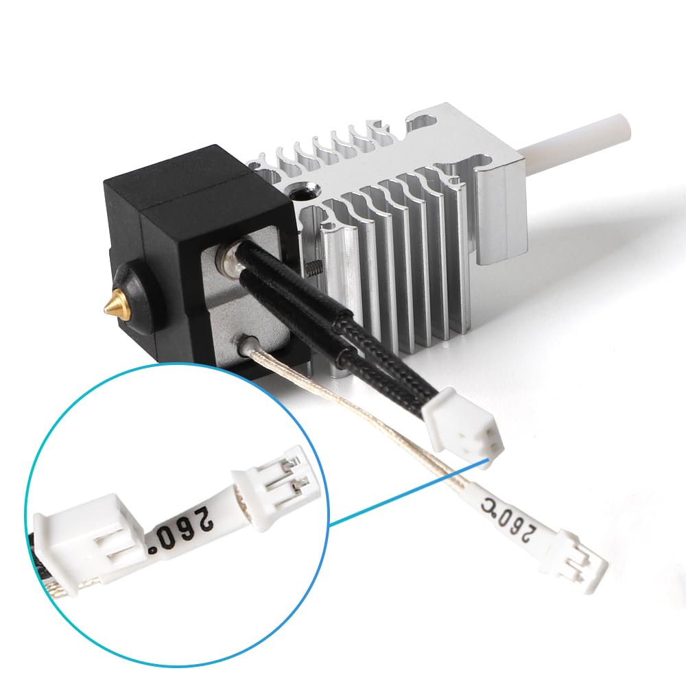 Creality Ender 3 V3 SE Hotend Kit, Original Ender 3 V3 SE Extruder Hotend Heater Block Set Assembled Print Head Kit Heat Resistance 3D Printer Accessories Replacement Kit Creality