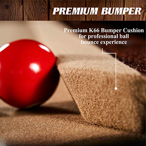 Barrington Billiards 7.5' Belmont Drop Pocket Table with Pool Ball and Cue Stick Set Barrington Billiards