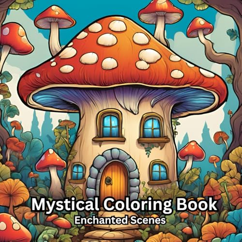Mystical Coloring Book: Enchanted Scenes WoodArtSupply