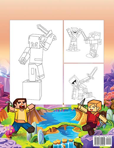 MINECRAFT'S COLORING BOOK: Minecrafter's Coloring Activity Book: Hours of Coloring Fun (An Unofficial Minecraft Book) WoodArtSupply