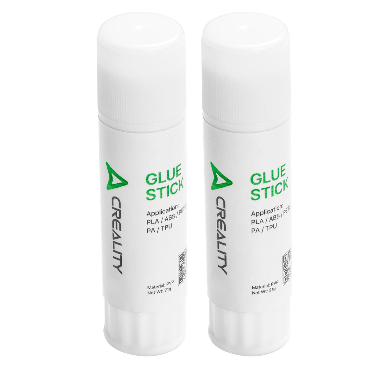 Creality 3D Printer Glue Stick Warping Reducing 3D Printer Glue Stick for Hot Bed 3D Printer Bed Adhesive PVP Solid 3D Print Glue Stick for PLA/ABS/PETG/PC/PA/TPU (Pack of 2) Creality