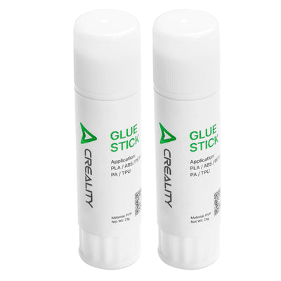Creality 3D Printer Glue Stick Warping Reducing 3D Printer Glue Stick for Hot Bed 3D Printer Bed Adhesive PVP Solid 3D Print Glue Stick for PLA/ABS/PETG/PC/PA/TPU (Pack of 2)