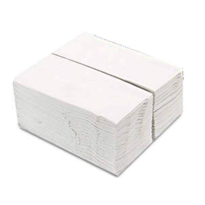 Bell Marque White Dinner Napkin-300 2-Ply White Dinner Napkins, 0.1" Height, 17" width, 15" Length (Pack of 300)