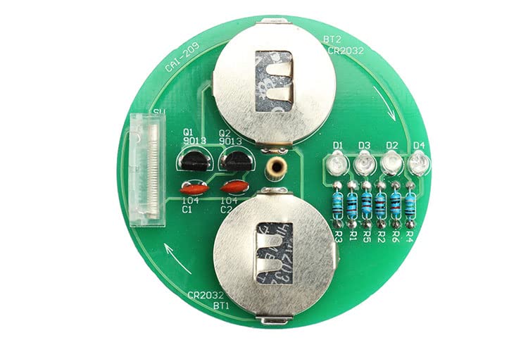 ISolderStore Soldering Project Soldering Practice Kit LED Rotating Desk Gyroscope DIY Kit Electronics Kit for Beginner ISolderStore