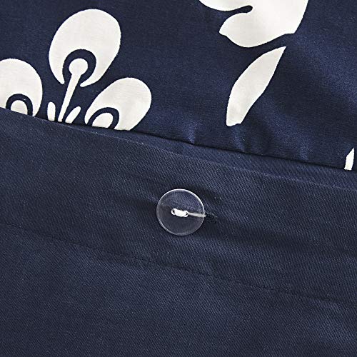 Madison Park Vienna Cotton Poly Blend Duvet Set - Classic Traditional Design, Cozy All Season Comforter Cover, Matching Shams, Decorative Pillows Vienna, King/Cal King(104"x92"), Indigo 6 Piece Madison Park