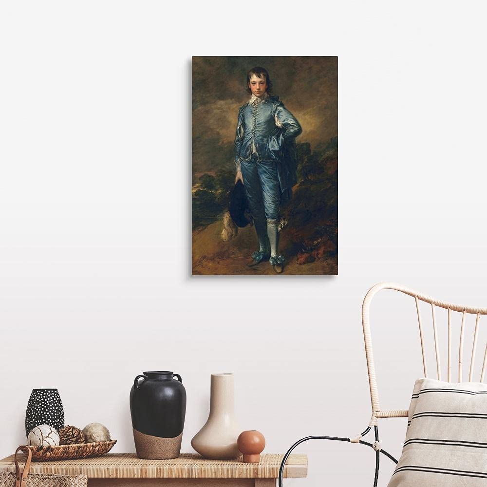 SYSMYXGS Painting by Number Kits for Adult Beginner DIY Acrylic Painting with Paint Brushes PigmentDrawing Paintwork on Oil Canvas,Home Wall Decoration — The Blue boy 1770, by Thomas Gainsborough SYSMYXGS