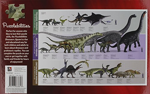 Dinosaurs: 500 Piece Jigsaw Puzzle (Puzzlebilities) Hinkler