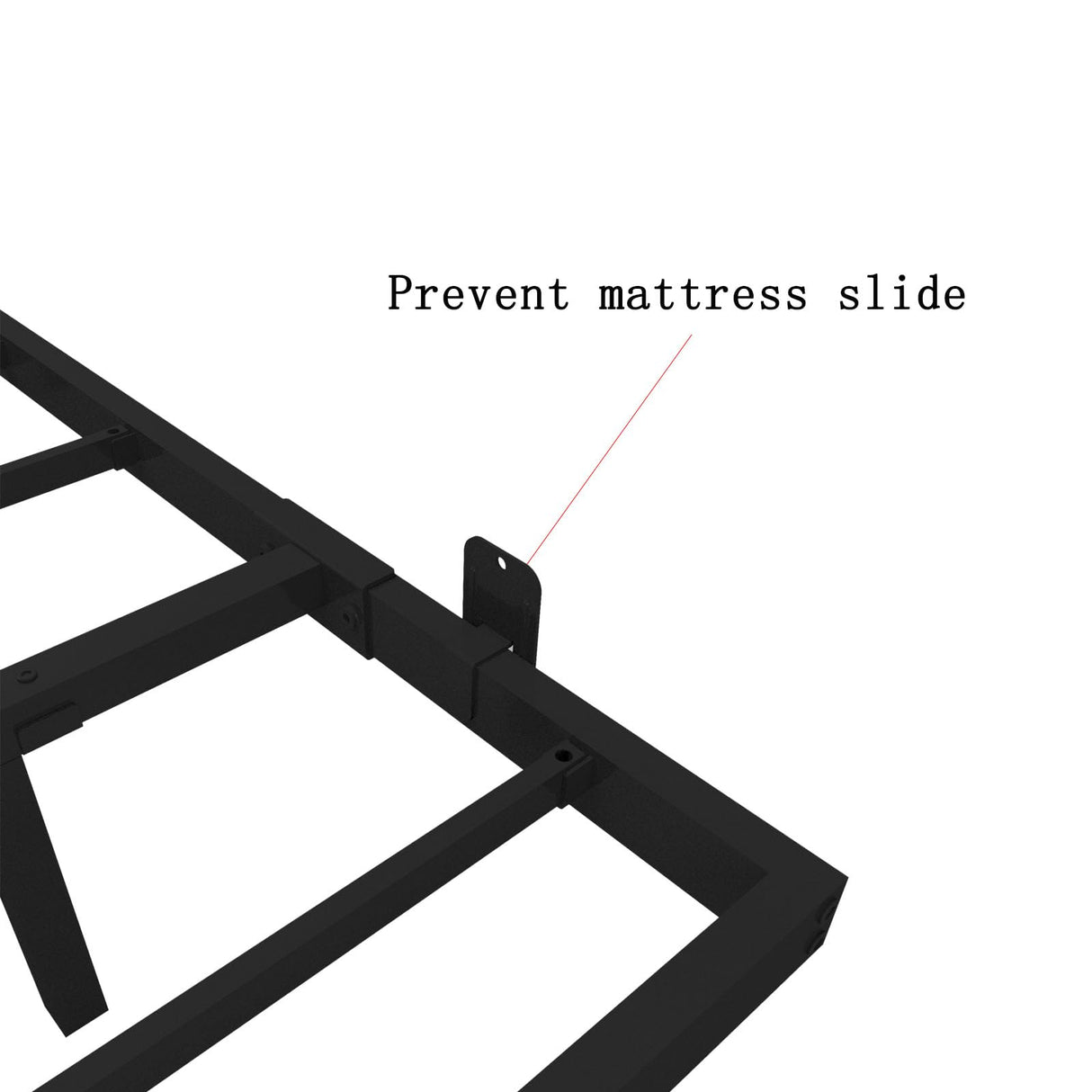 SAVOLIFE King Size Floating Bed Frame with LED Lighting - Modern Metal Platform, No Box Spring Required, Easy Assembly SAVOLIFE