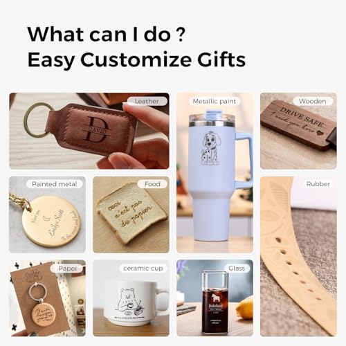 LONGER RAY5 Mini 3.5W Laser Engraver with Rotary Roller Kit, 12000mm/min High-Speed Cutter for Wood, Metal, Acrylic, Leather, DIY CNC, 130x140mm Engraving Area, WiFi, Emergency Stop Safety Longer