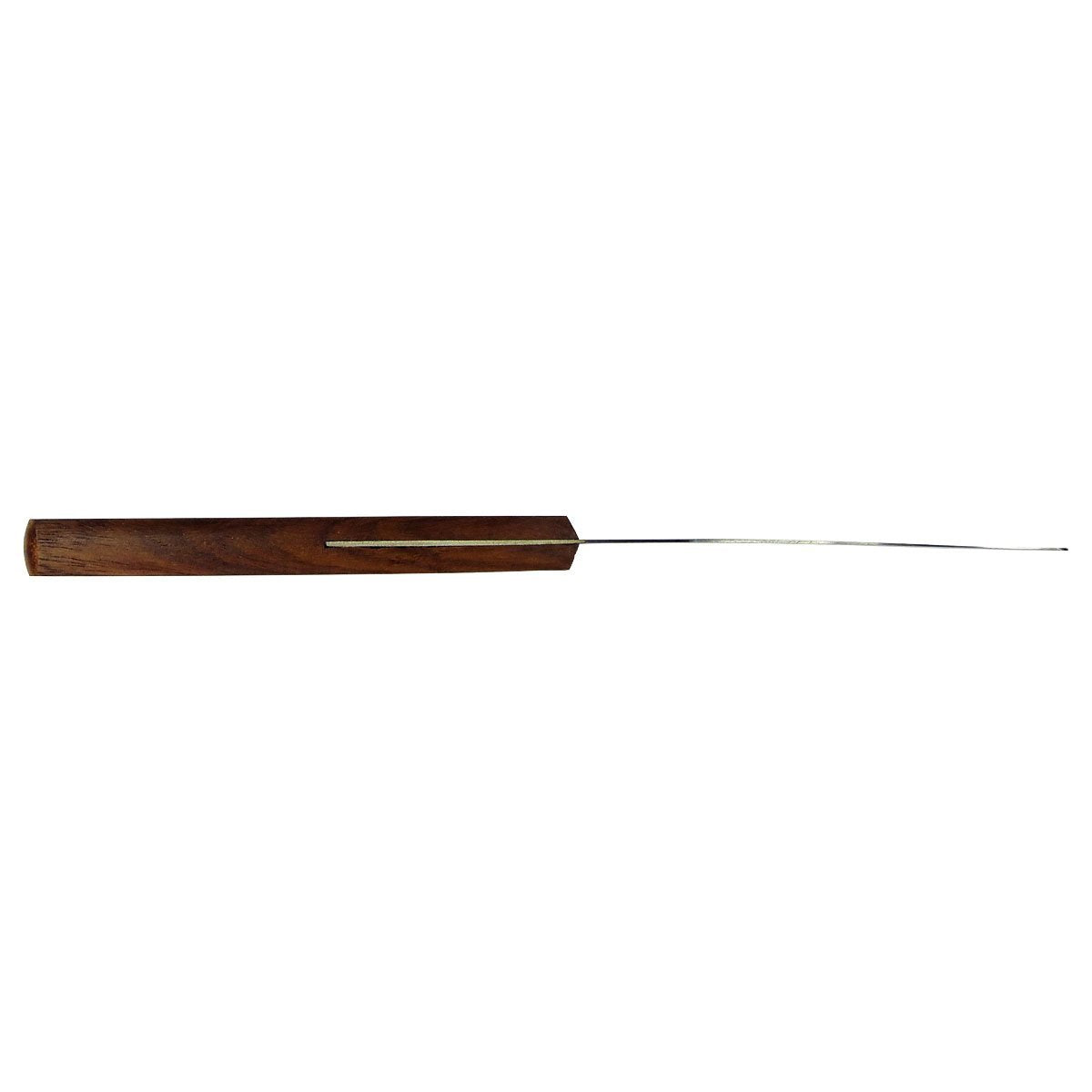 HTS 316V8 8.5" Tapered Wood Handle Stainless Steel Palette Knife - overall length 8.5" HTS