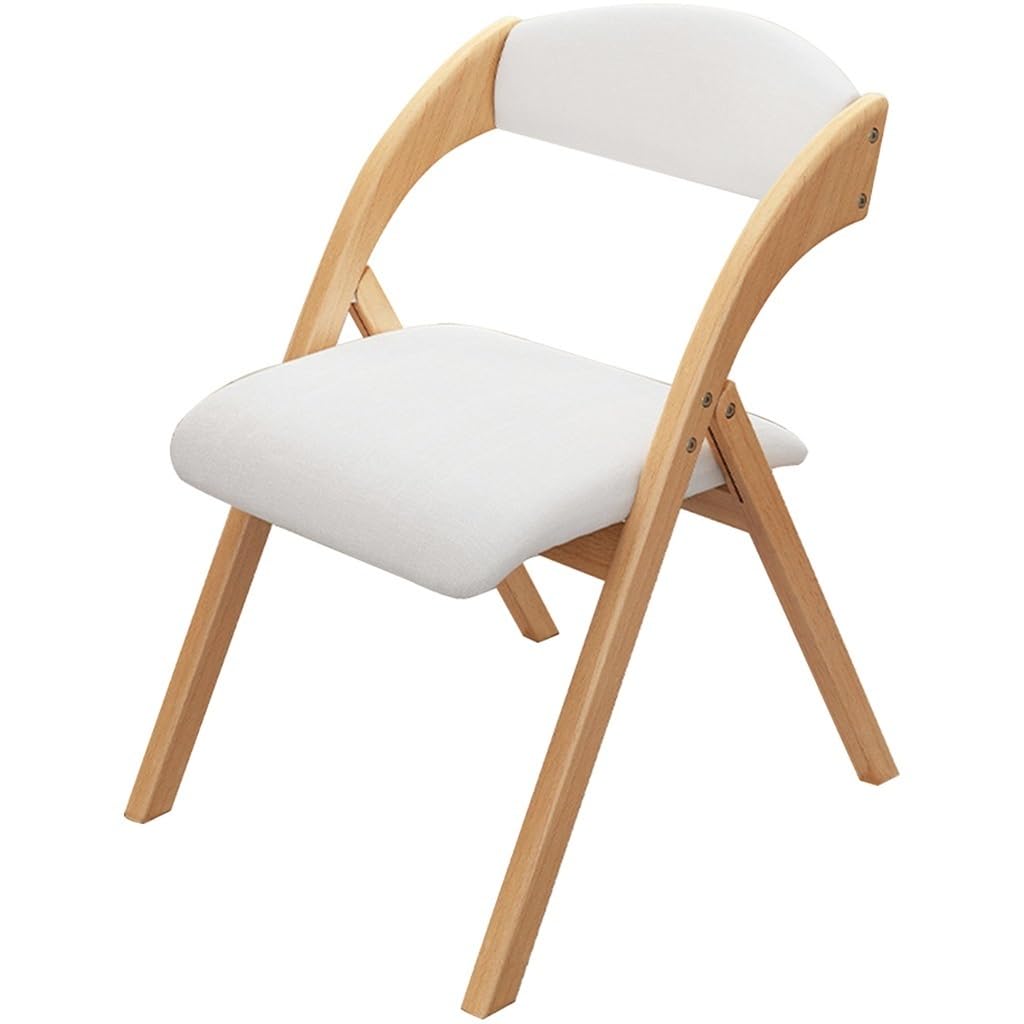 ZRAGEK Folding Chairs with Padded Seats,Home Comfortable Dining Chair Learning Chair, Single Comfortable Backrest Lounge Chair On The Balcony, Portable, Bearing 100kg ZRAGEK