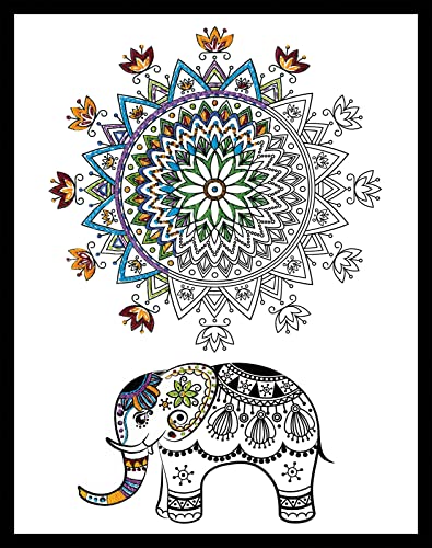 Elephant Mandala Zenbroidery Kit