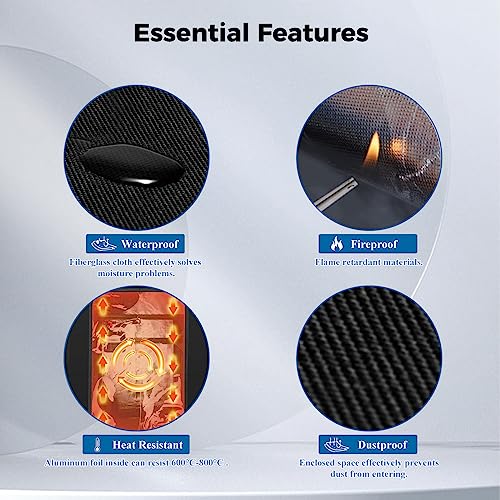 3D Printer Enclosure for Creality Ender 3/ Ender 3 Pro/Ender 3 V2, Fireproof & Dustproof Tent Constant Temperature Protective Cover for Anycubic Elegoo 3D Printers 25.6” ×21.6” ×29.5” UNIDO