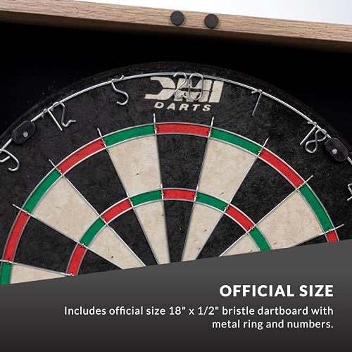 DMI Sports Dublin Bristle Dartboard Cabinet Set - Bristle Dartboard Included DMI Sports