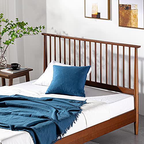 Zinus Linda Mid Century Solid Wood Platform Bed Frame with Spindled Headboard - Full Size Zinus