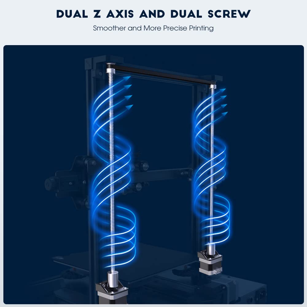 Official Creality Ender 3 S1 3D Printer with Direct Drive Extruder CR Touch Auto Leveling High Precision Double Z-axis Screw Silent Board Printing Size 8.6X8.6X10.6in, Upgrade Ender 3 V2 for Beginners Comgrow