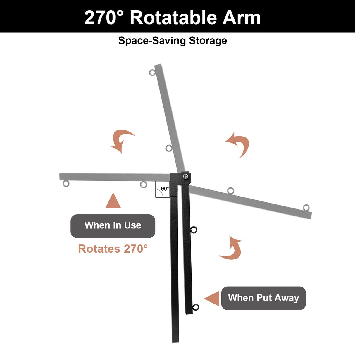 Adjustable Dog Grooming Arm with Clamp,2 No Sit Haunch Holder&Loop Noose,Adjustable Height,Foldable Dog Grooming Table Arm for Small Dogs&Puppies,Arm for Grooming Tables,Pet Grooming Stand wikdey