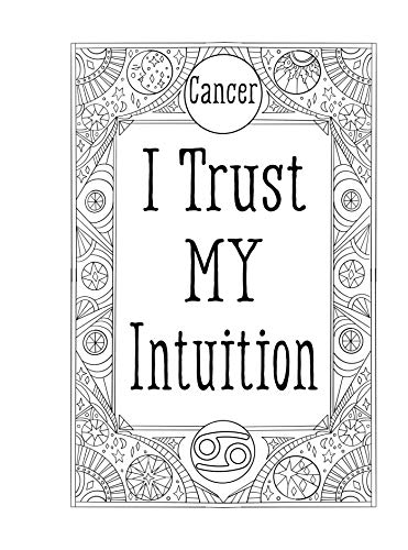 Cancer: Your Cosmic Coloring Book: 24 Astrological Designs for Your Zodiac Sign! (Cosmic Coloring Book Gift Series) Adams Media