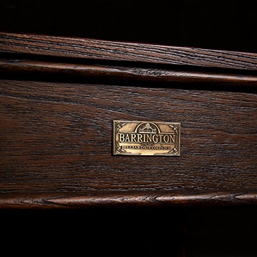 Barrington Billiards 12' Webster Shuffleboard Table with Scratch-Resistant Playfield and 8 Puck Set Barrington Billiards