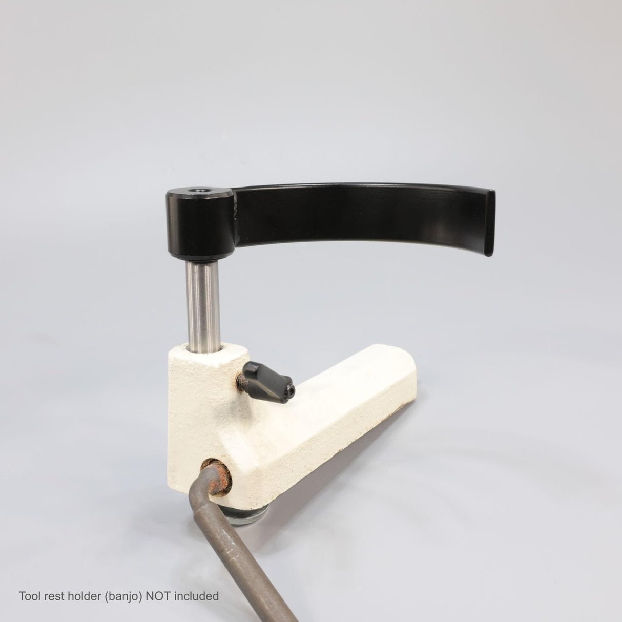 Hurricane Turning Tools,5" Diameter Curved Tool Rest For Turning Small Bowls on Wood Lathe, 5/8" Diameter Post, 4" Post Length Hurricane Turning Tools