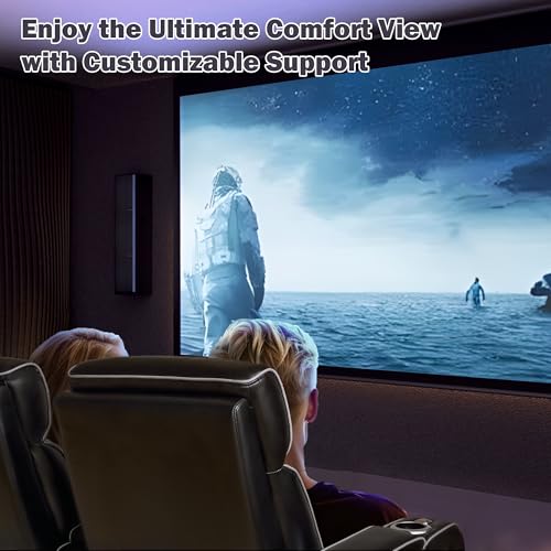 GUEAPY Power Reclining Sofa Home Theater Seating with Adjustable Headrest, Breathable Leather Electric Recliner with LED Lighting, Cup Holders, USB Charging & Tray Table