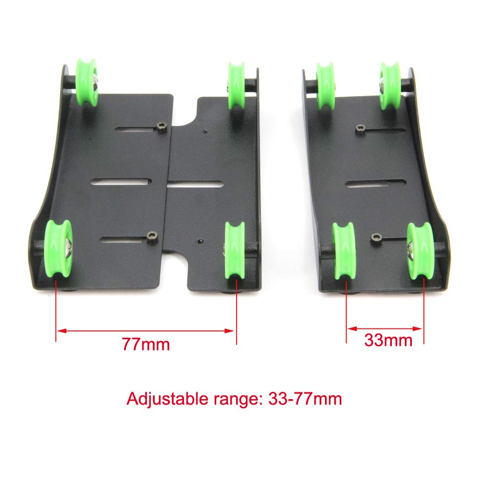 Befenybay 3D Printer Filament Holder for Universal Adjustable Filament Mount Rack Bracket for PLA/ABS/Nylon/Wood/TPU/Other 3D Printing Material Befenybay