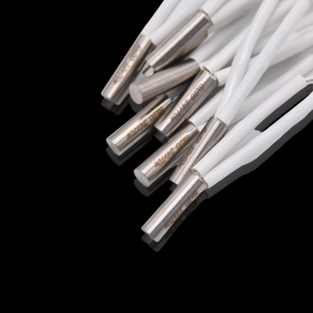 Creativity 12V 70W Right Angle Heater Cartridge Heating Tube, 3D Printer 12 Volt Upgrade to 500°C, Compatible with MK8 Extruder V6 Hotend PT100 Volcano 3D Printer (12V70W Heater) Creativity