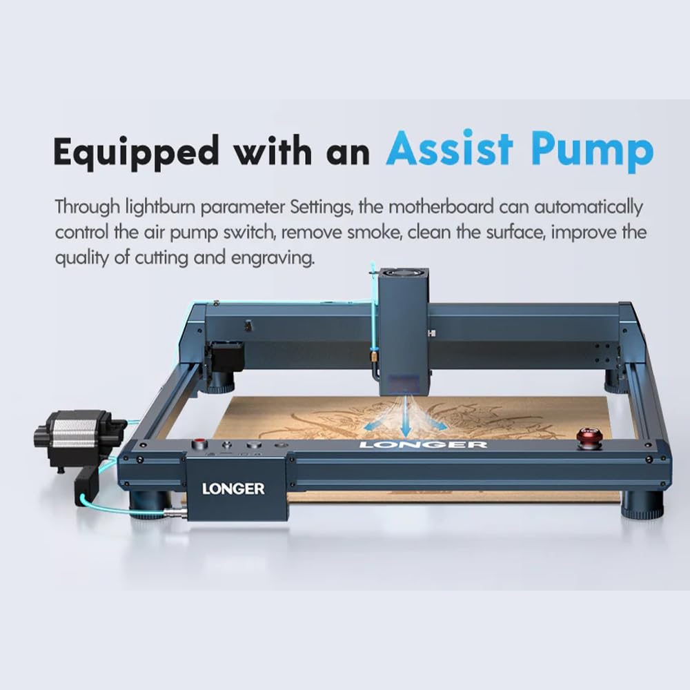 24W Laser Engraver, 24000mW Output Laser Cutter Machine, High Accuracy Laser Engraving Machine for Personalized Gifts, Wood and Metal, Acrylic,Paper, Glass,and Leather, Laser Class ii ALLADINBOX
