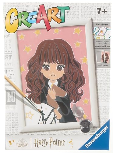 Ravensburger CreArt Harry Potter Gifts Hermione Paint by Numbers Kits for Children & Adults Ages 7 Years Up - Kids Craft Set Ravensburger