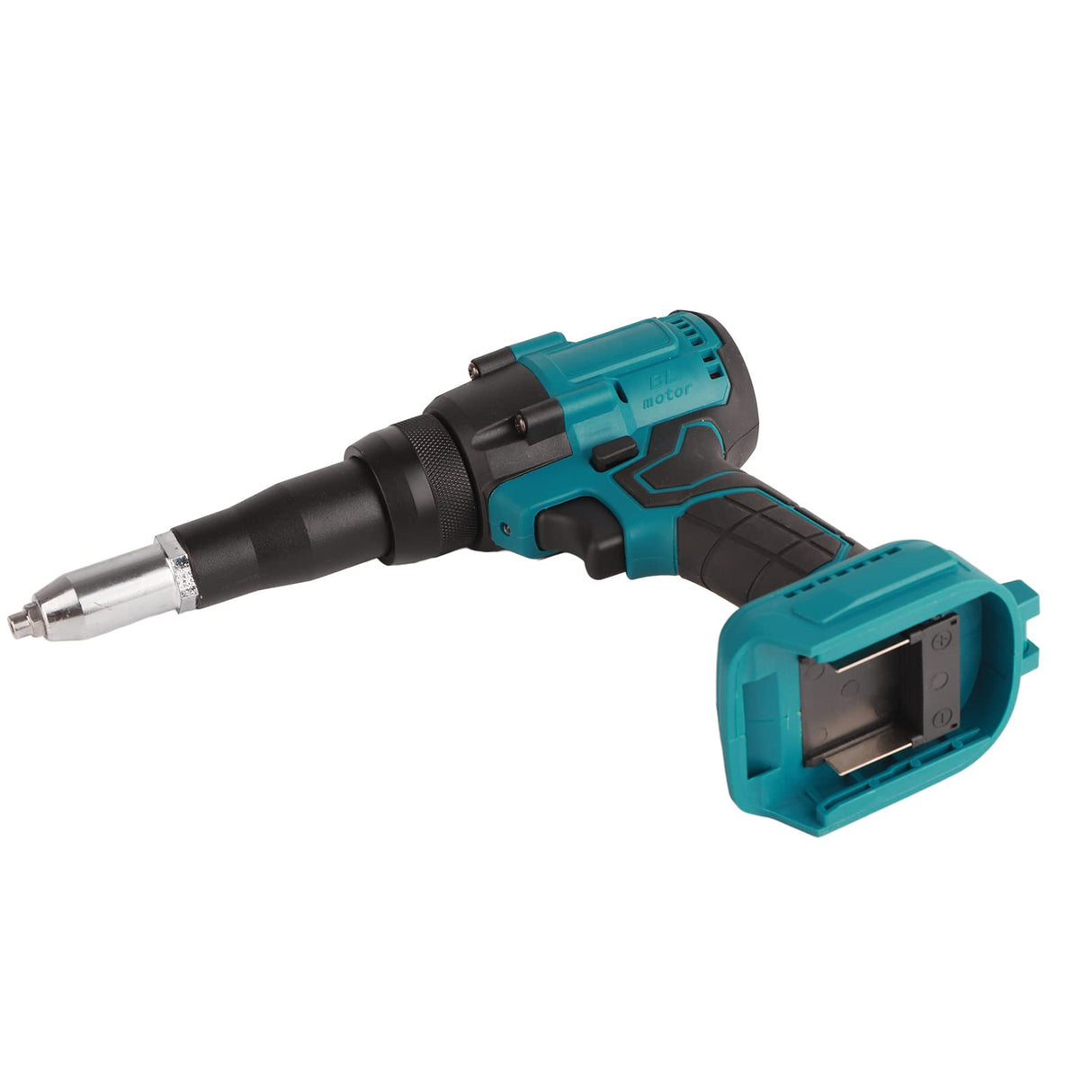 Okuyonic Cordless Brushless Rivet Hand Tool, 360W Maximum Output Power Simple Brushless Cordless Rivet Gun 2.4?4.8mm Automatic Riveter for Office Building Okuyonic