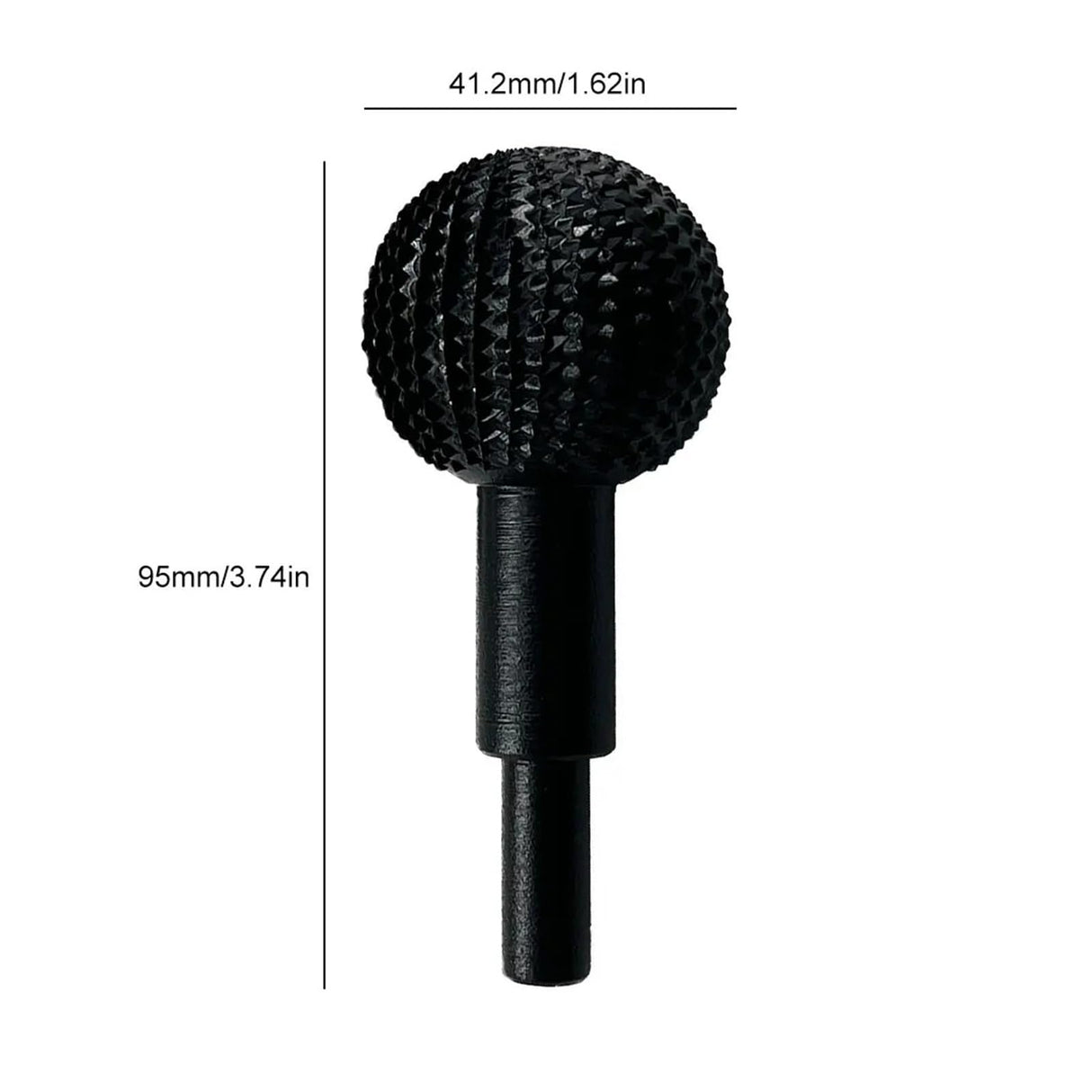 EdvenA 41.2mm Sphere Rotary Burr Carbide Burr Ball Rotary Burr Wood Carving Grinding Head Ball Gouge Grinding Head EdvenA