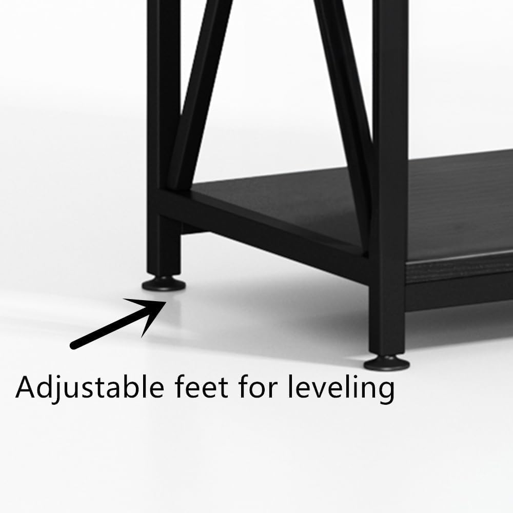 URFORESTIC 20-29 Gallon Fish Tank Stand Aquarium Stand,Metal Frame with Wooden Cabinet Storage,X-Shape 500LBS Capacity URFORESTIC