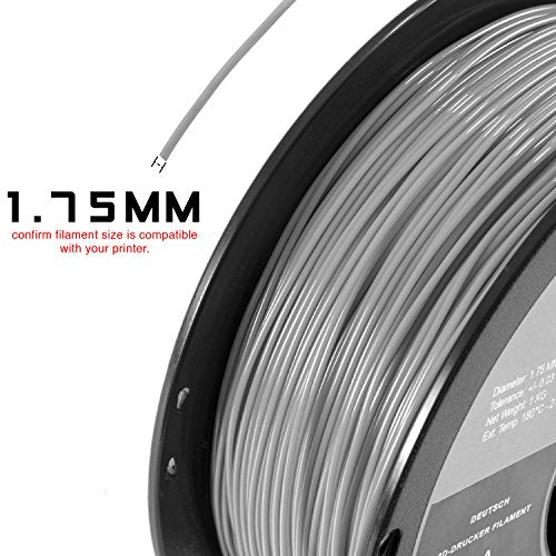 HATCHBOX PLA 3D Printer Filament, Dimensional Accuracy +/- 0.03 mm, 1 kg Spool, 1.75 mm, Transparent Red HATCHBOX