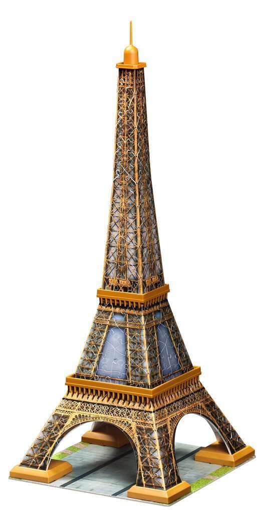 Ravensburger Eiffel Tower 216 Piece 3D Jigsaw Puzzle for Kids and Adults - 12556 - Easy Click Technology Means Pieces Fit Together Perfectly Ravensburger